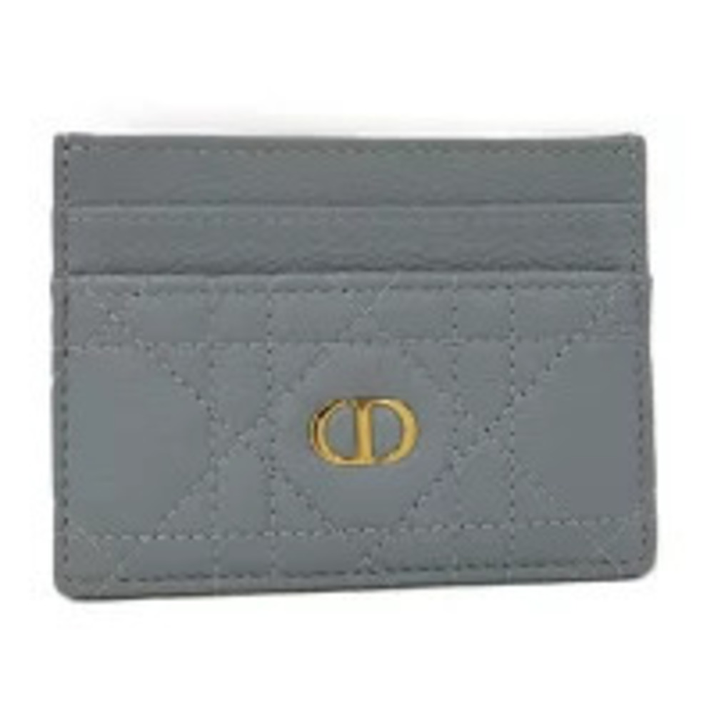 Christian Dior business card case Cannage Caro
